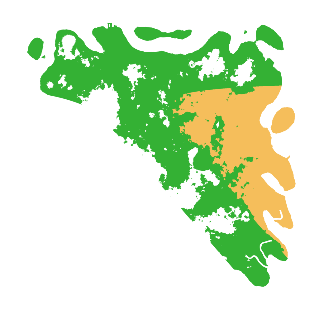 Biome Rust Map: Procedural Map, Size: 4500, Seed: 259821