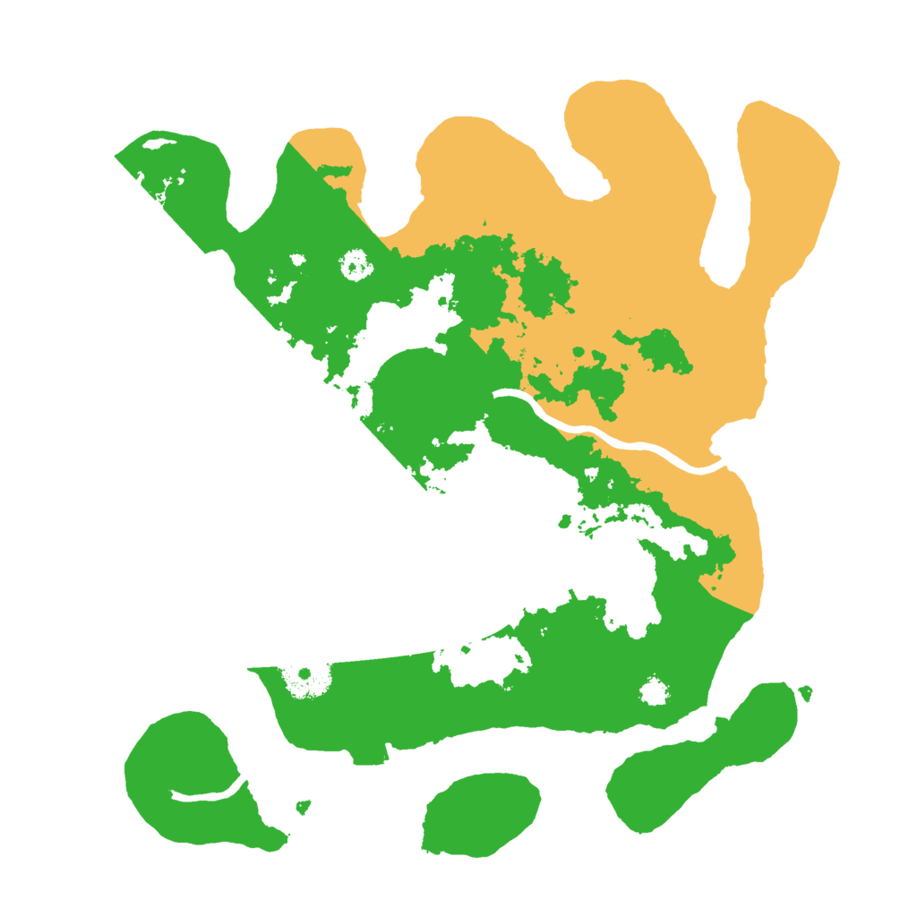 Biome Rust Map: Procedural Map, Size: 3000, Seed: 18495