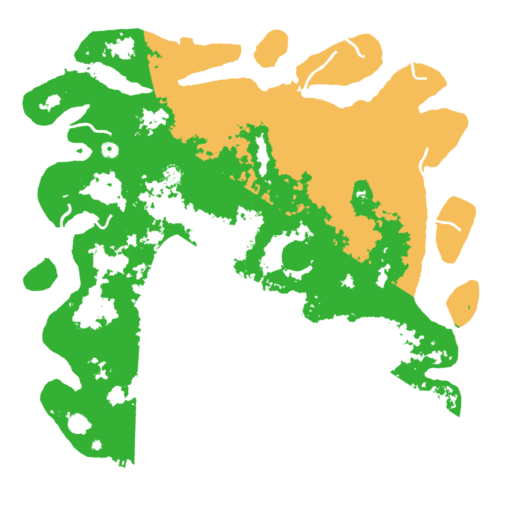 Biome Rust Map: Procedural Map, Size: 4500, Seed: 5080