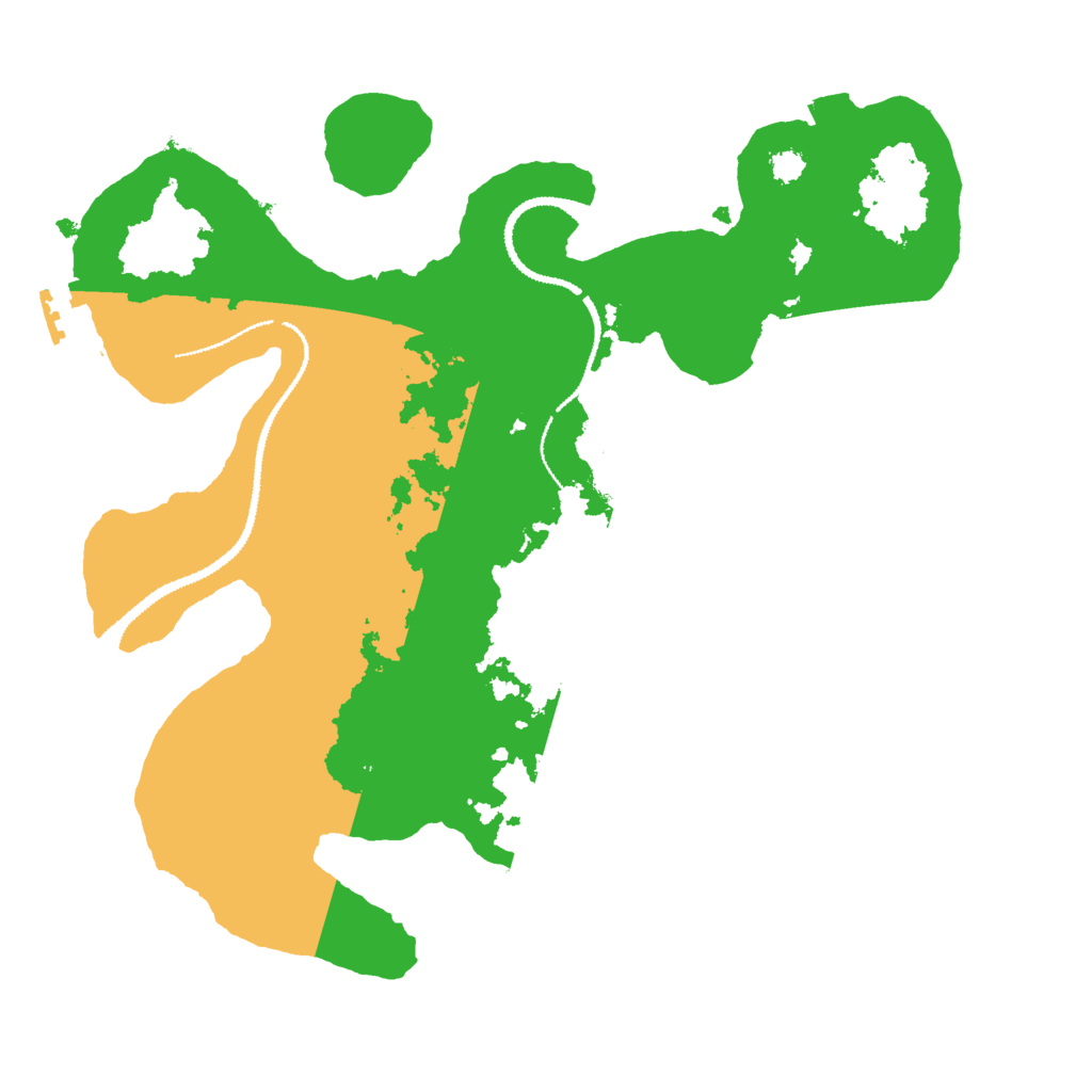 Biome Rust Map: Procedural Map, Size: 3000, Seed: 27086