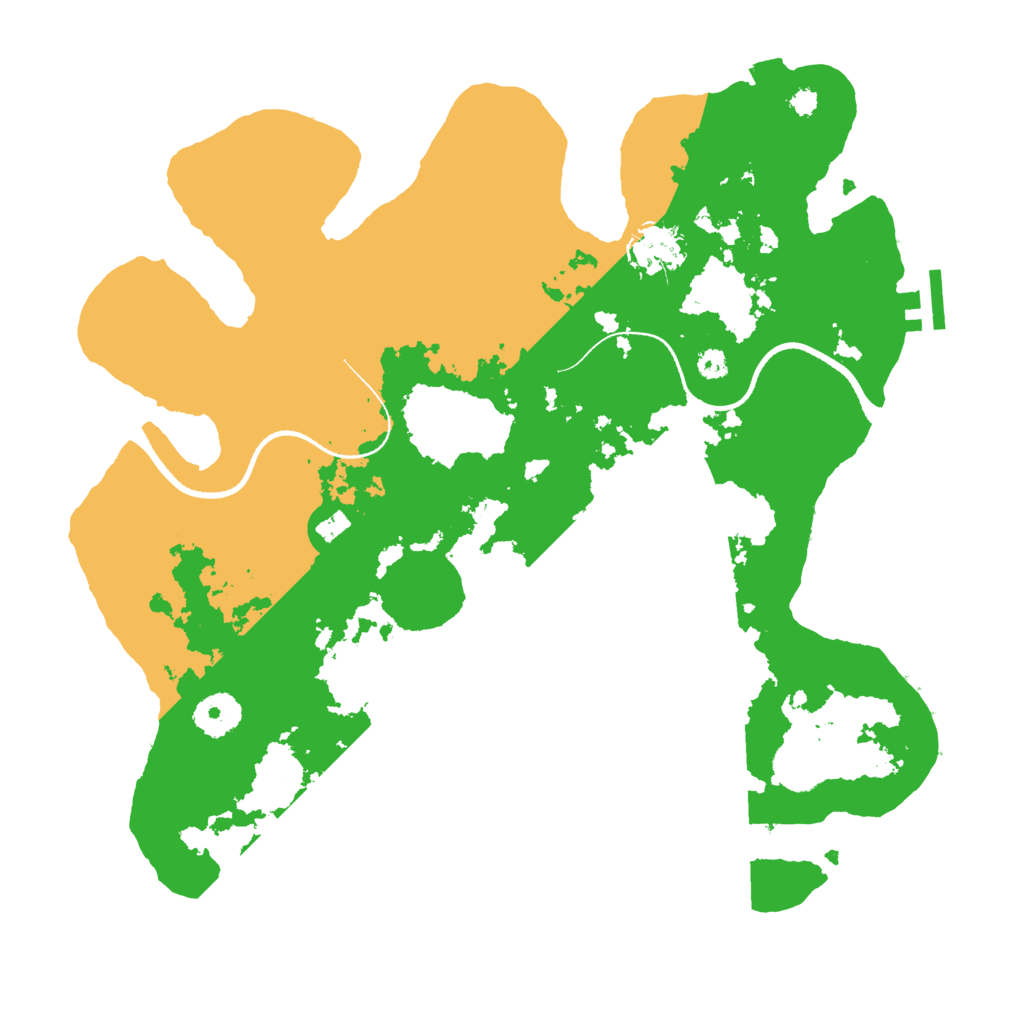 Biome Rust Map: Procedural Map, Size: 3453, Seed: 55634322