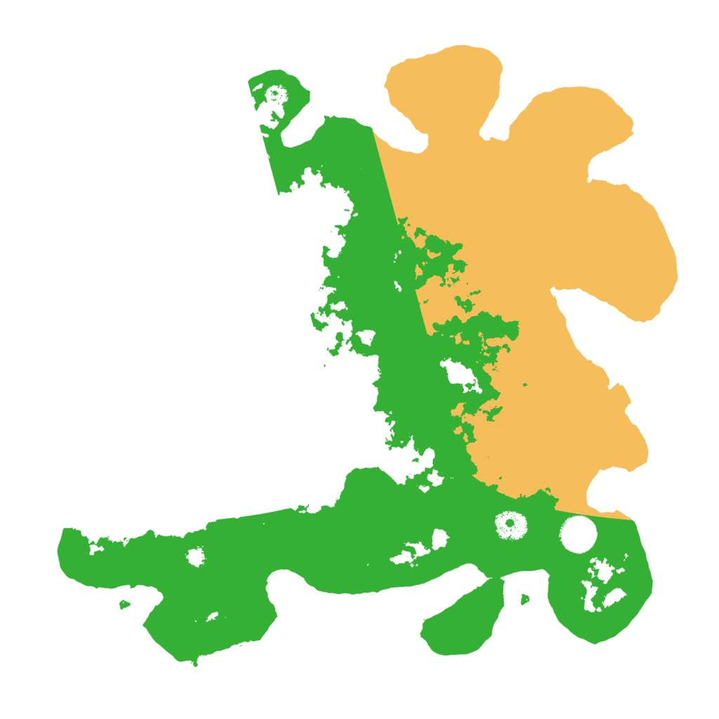 Biome Rust Map: Procedural Map, Size: 3500, Seed: 366969
