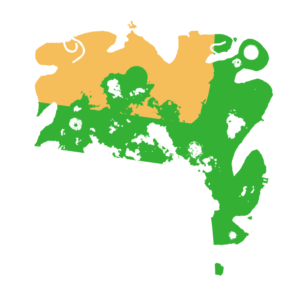 Biome Rust Map: Procedural Map, Size: 3500, Seed: 2021925622