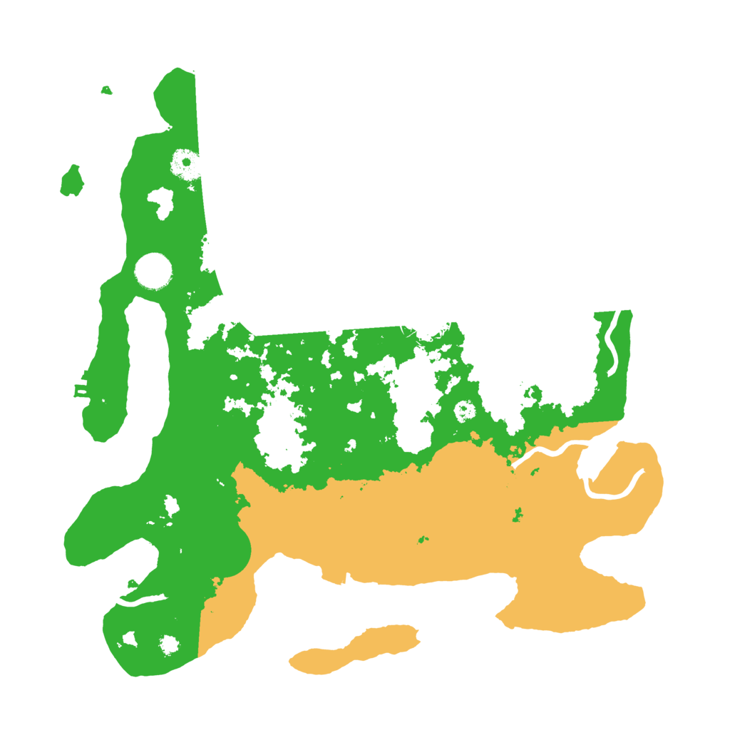 Biome Rust Map: Procedural Map, Size: 3500, Seed: 2076248713