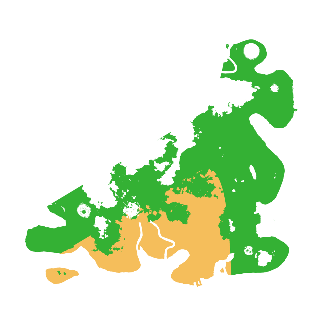 Biome Rust Map: Procedural Map, Size: 3500, Seed: 366150862