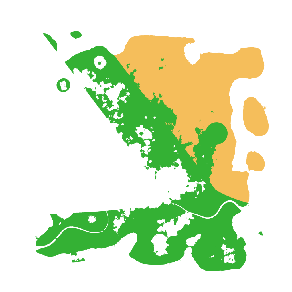 Biome Rust Map: Procedural Map, Size: 3500, Seed: 974633528