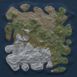 Thumbnail Rust Map: Procedural Map, Size: 4250, Seed: 1173211476, 19 Monuments