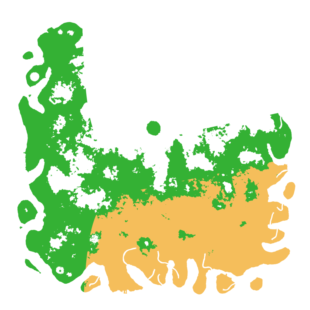 Biome Rust Map: Procedural Map, Size: 6000, Seed: 5533673