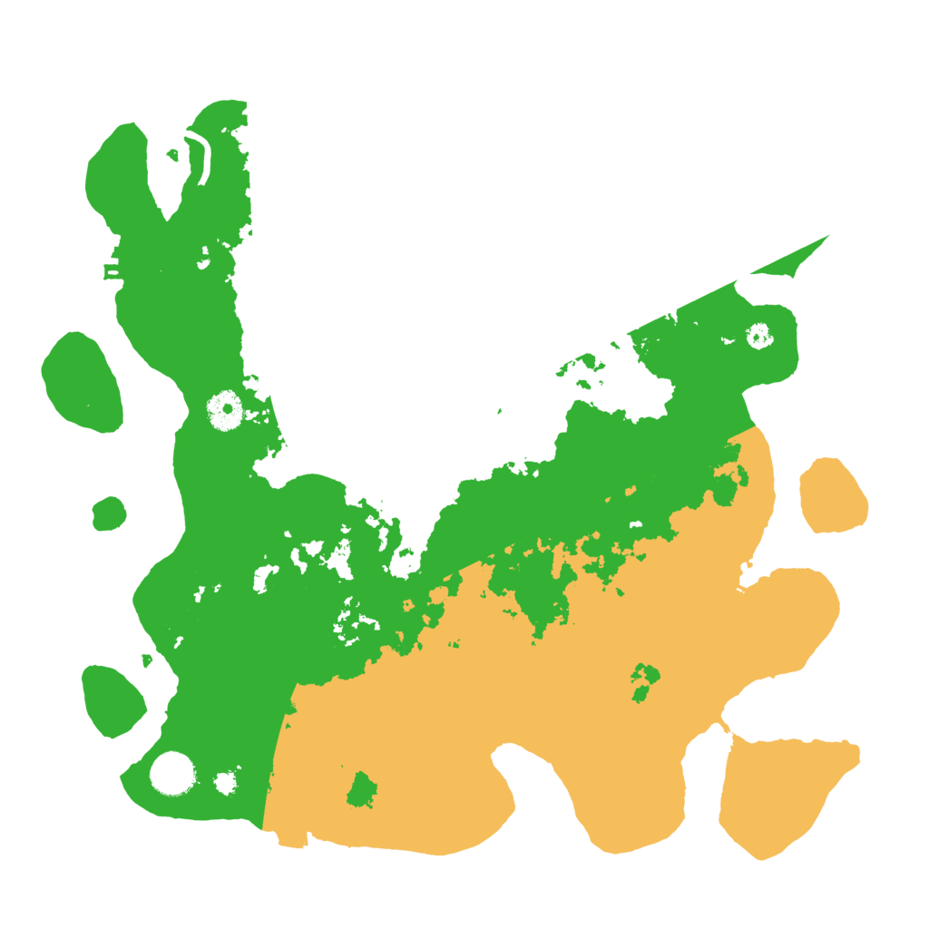 Biome Rust Map: Procedural Map, Size: 3700, Seed: 21863589