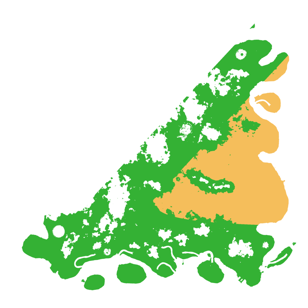 Biome Rust Map: Procedural Map, Size: 4500, Seed: 15487963