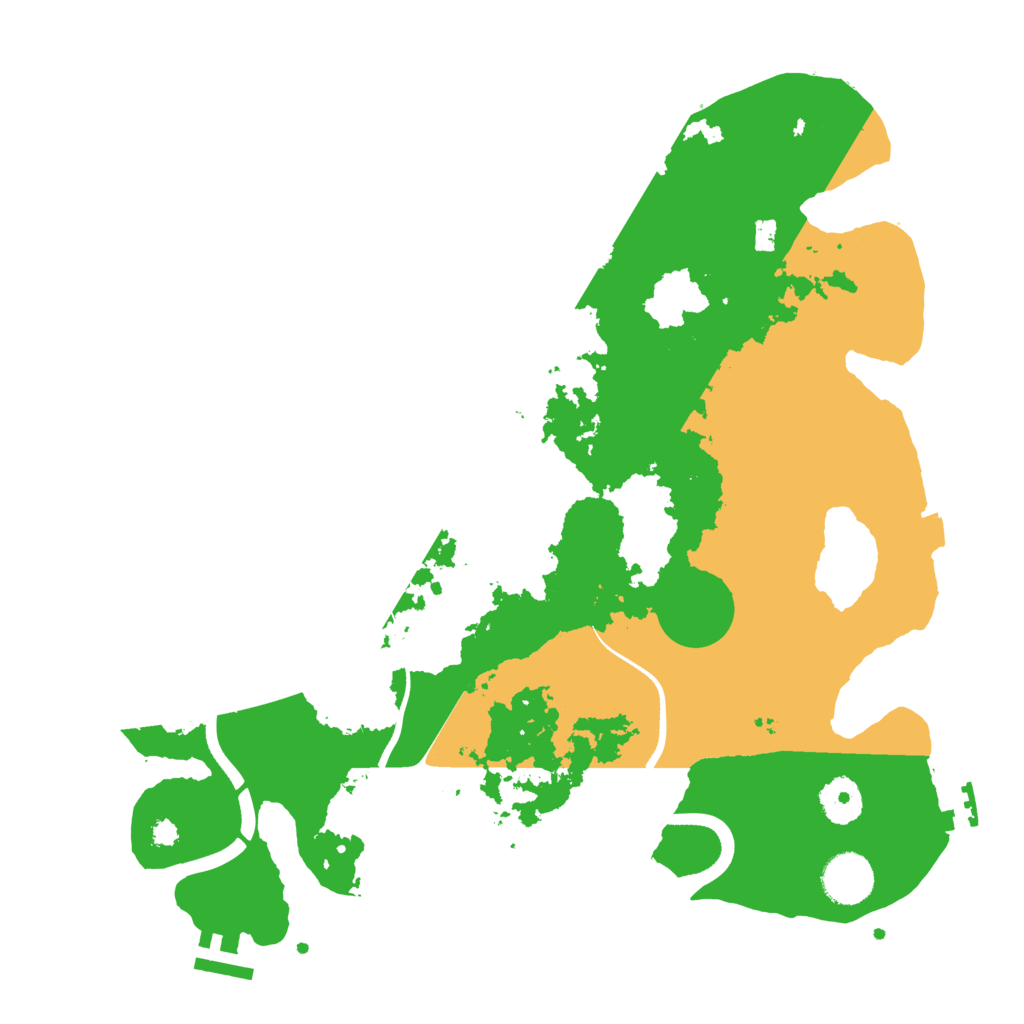 Biome Rust Map: Procedural Map, Size: 3500, Seed: 1636643863