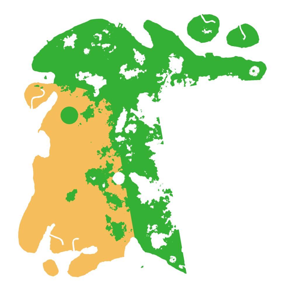 Biome Rust Map: Procedural Map, Size: 4500, Seed: 1307853977