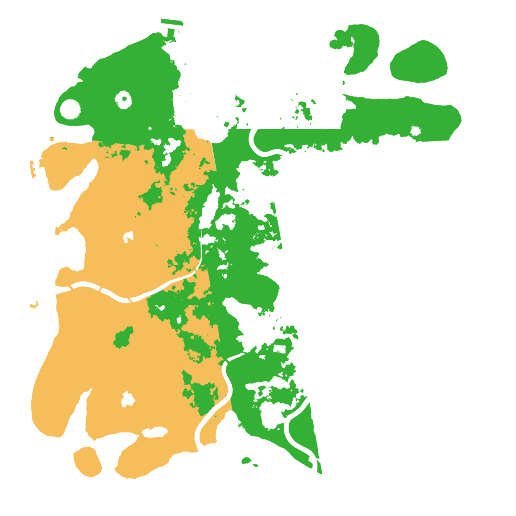 Biome Rust Map: Procedural Map, Size: 4500, Seed: 1307853977
