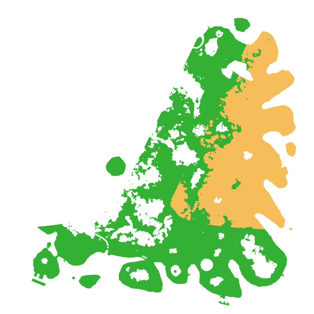 Biome Rust Map: Procedural Map, Size: 4500, Seed: 1668293401