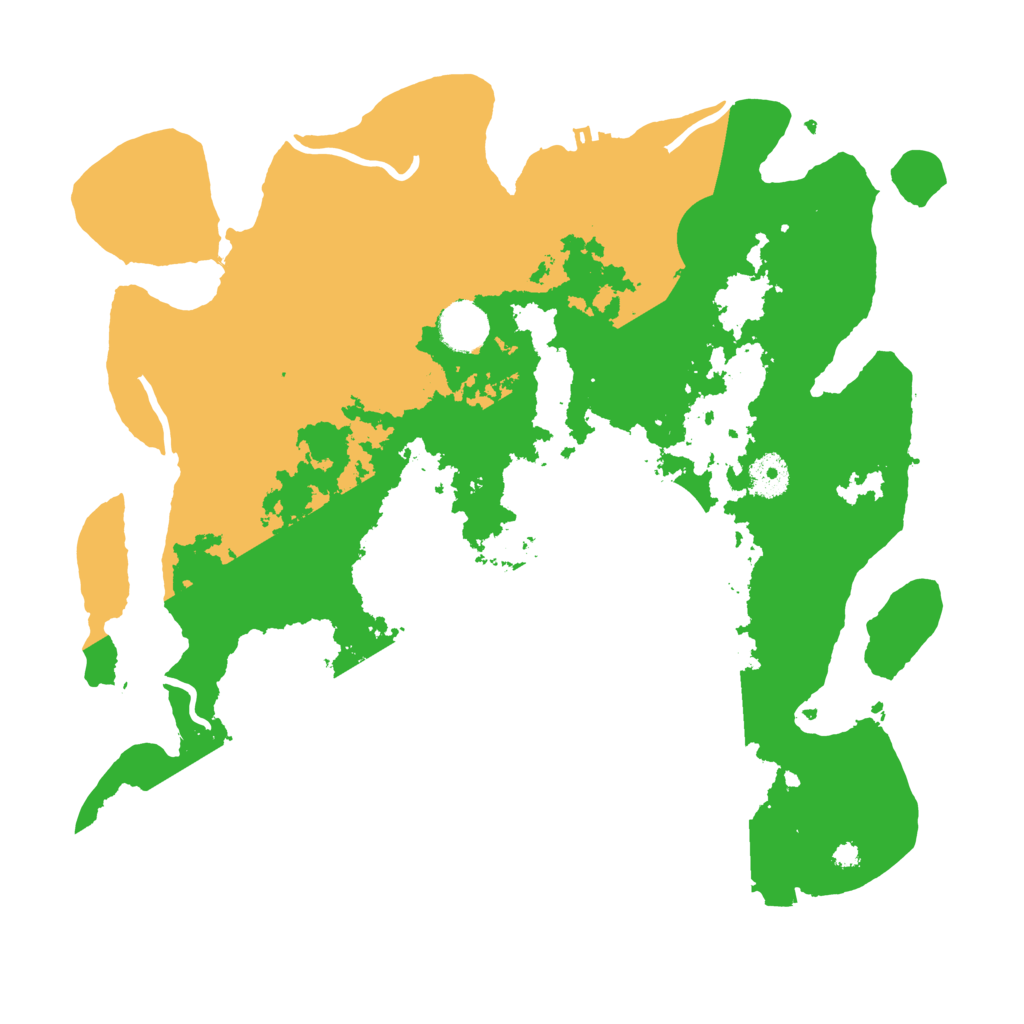 Biome Rust Map: Procedural Map, Size: 3700, Seed: 1014076431