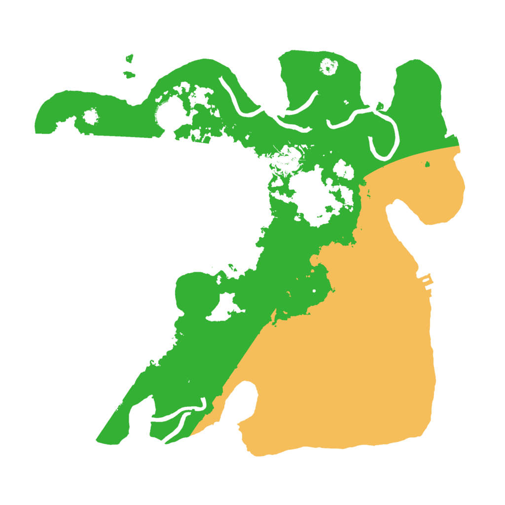 Biome Rust Map: Procedural Map, Size: 3000, Seed: 186371297