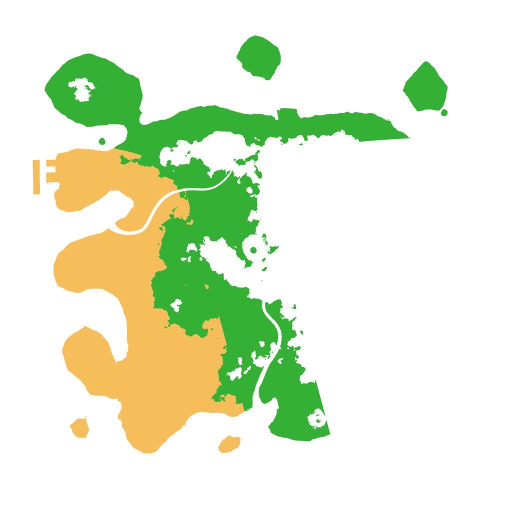 Biome Rust Map: Procedural Map, Size: 3000, Seed: 1450191596