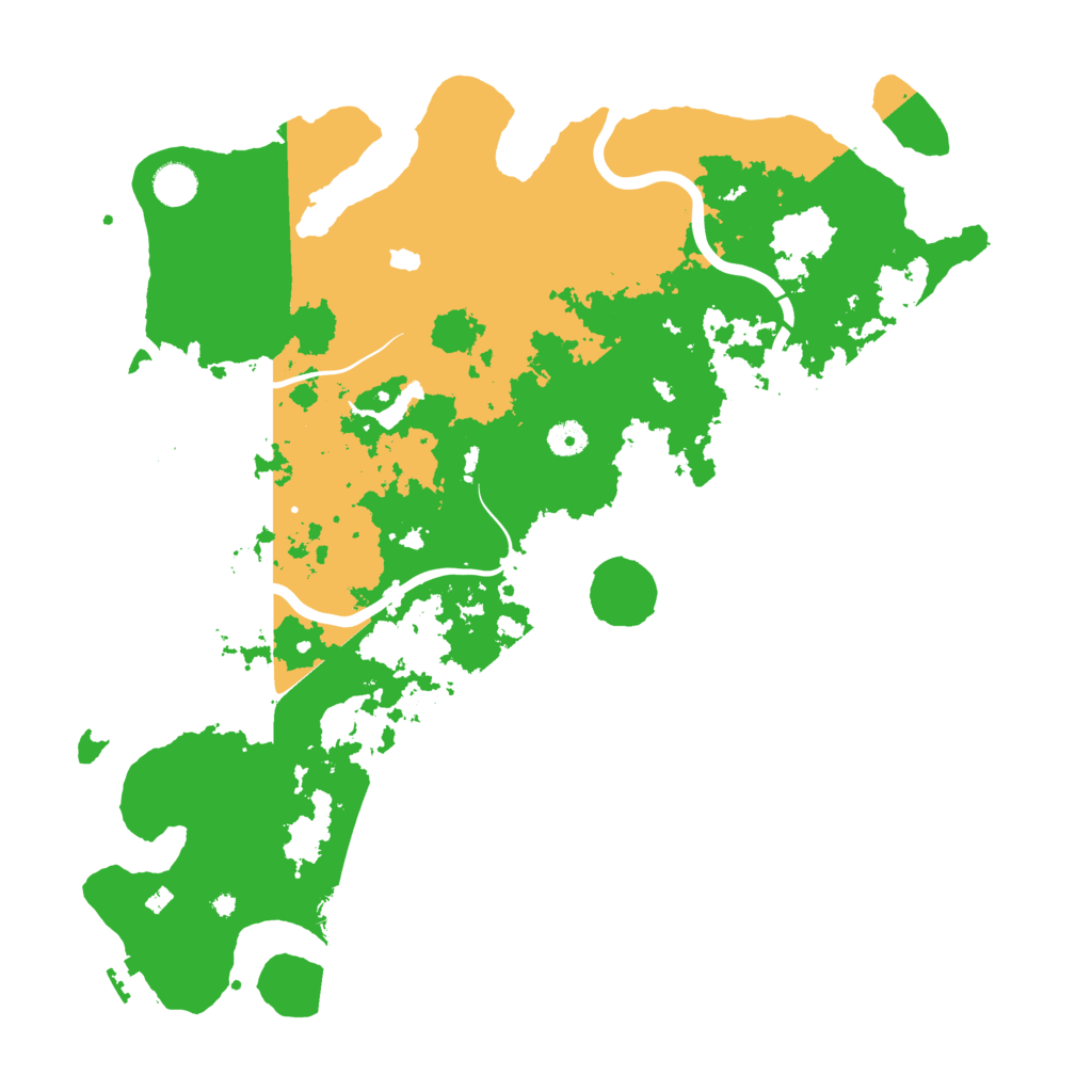 Biome Rust Map: Procedural Map, Size: 4400, Seed: 455774950