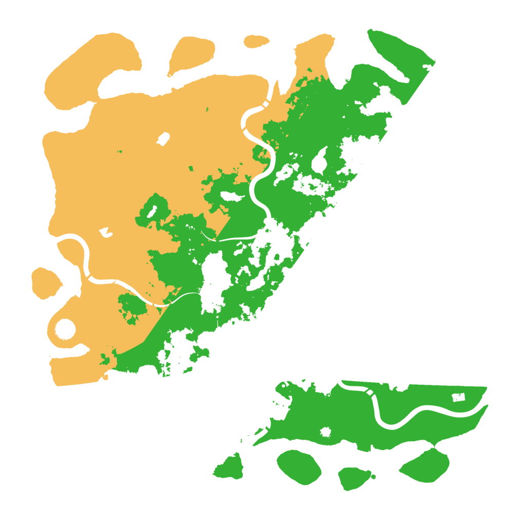 Biome Rust Map: Procedural Map, Size: 4500, Seed: 256652256