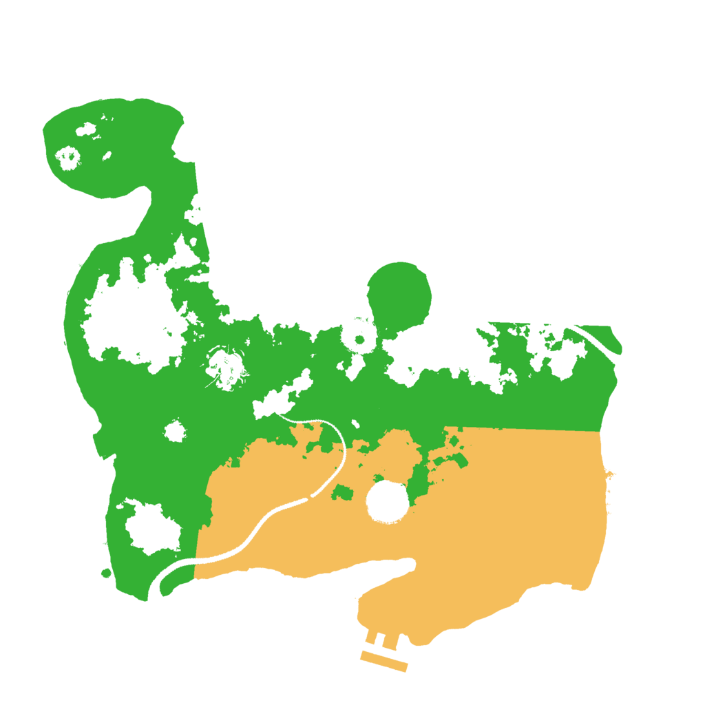 Biome Rust Map: Procedural Map, Size: 3000, Seed: 165971911