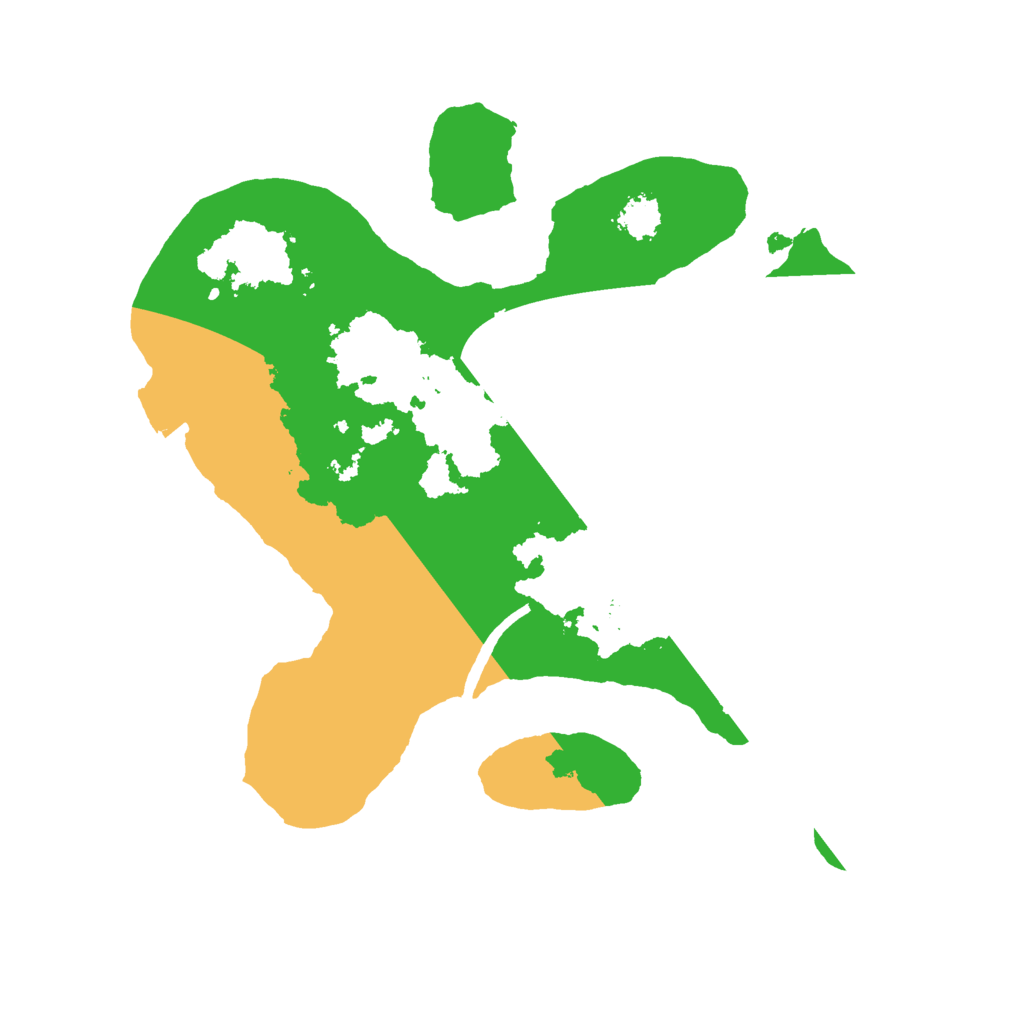 Biome Rust Map: Procedural Map, Size: 2200, Seed: 12234