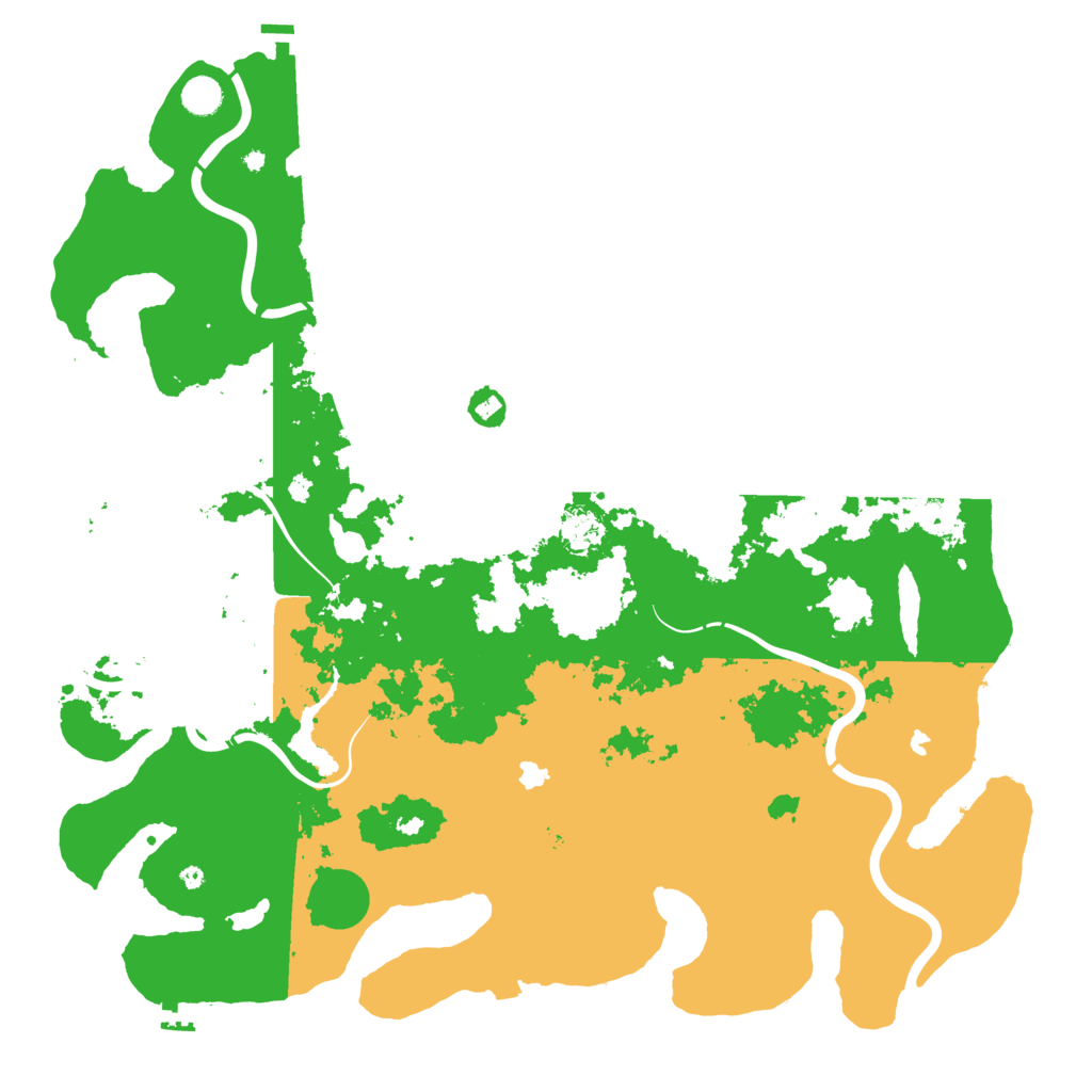 Biome Rust Map: Procedural Map, Size: 4800, Seed: 258372575