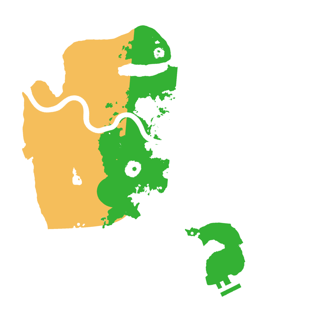 Biome Rust Map: Procedural Map, Size: 2900, Seed: 33268045