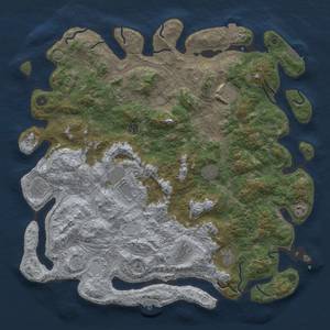 Thumbnail Rust Map: Procedural Map, Size: 4800, Seed: 316864172, 18 Monuments