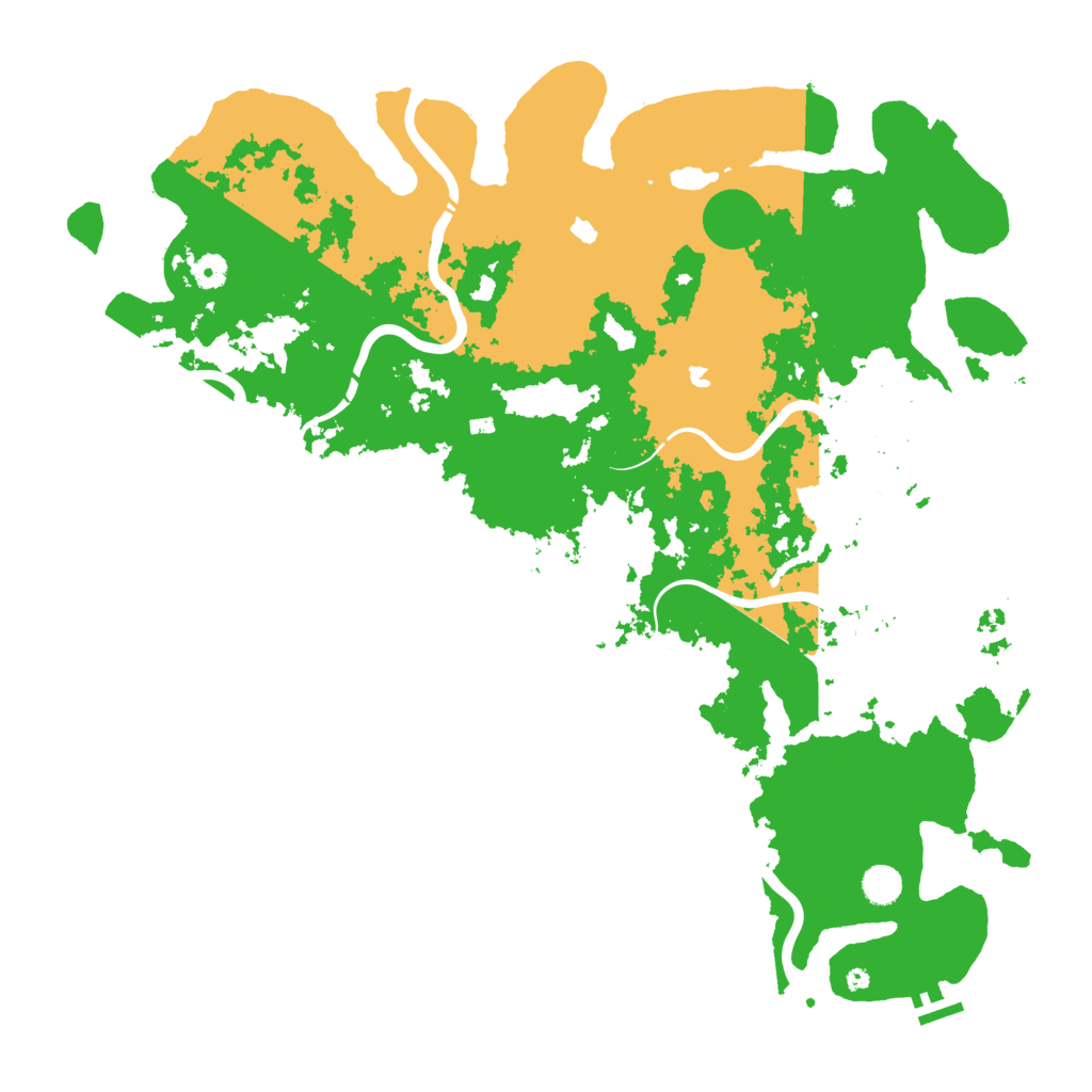 Biome Rust Map: Procedural Map, Size: 4800, Seed: 316864172