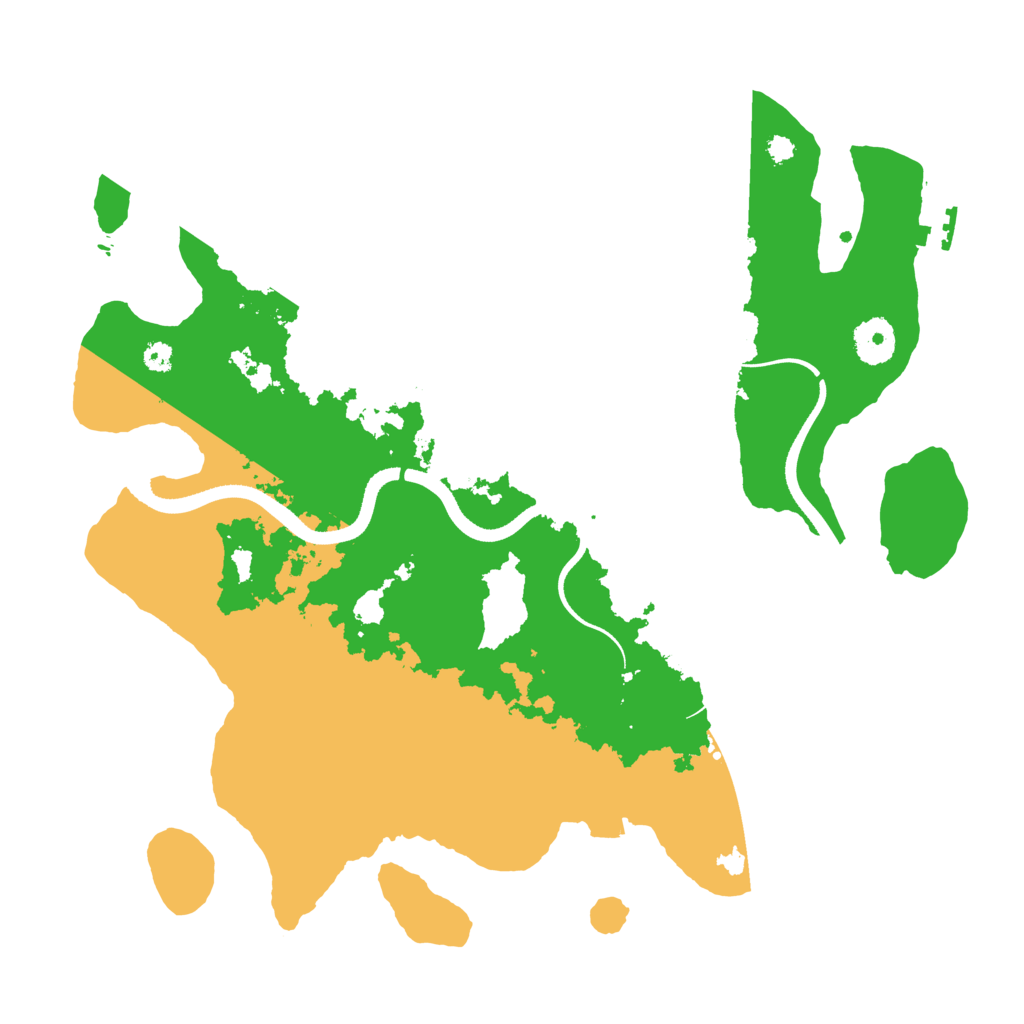 Biome Rust Map: Procedural Map, Size: 3500, Seed: 161128202