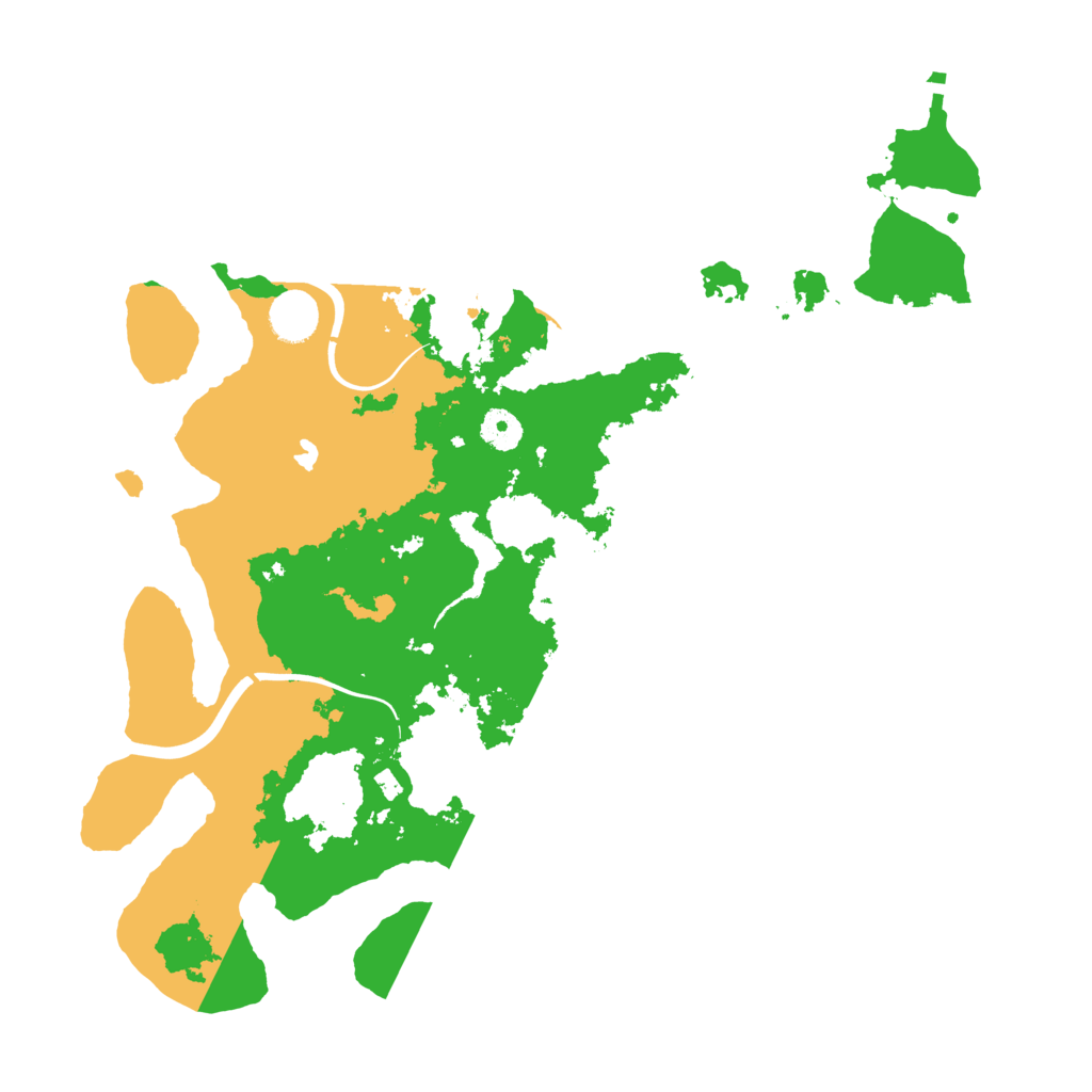 Biome Rust Map: Procedural Map, Size: 4000, Seed: 73818287