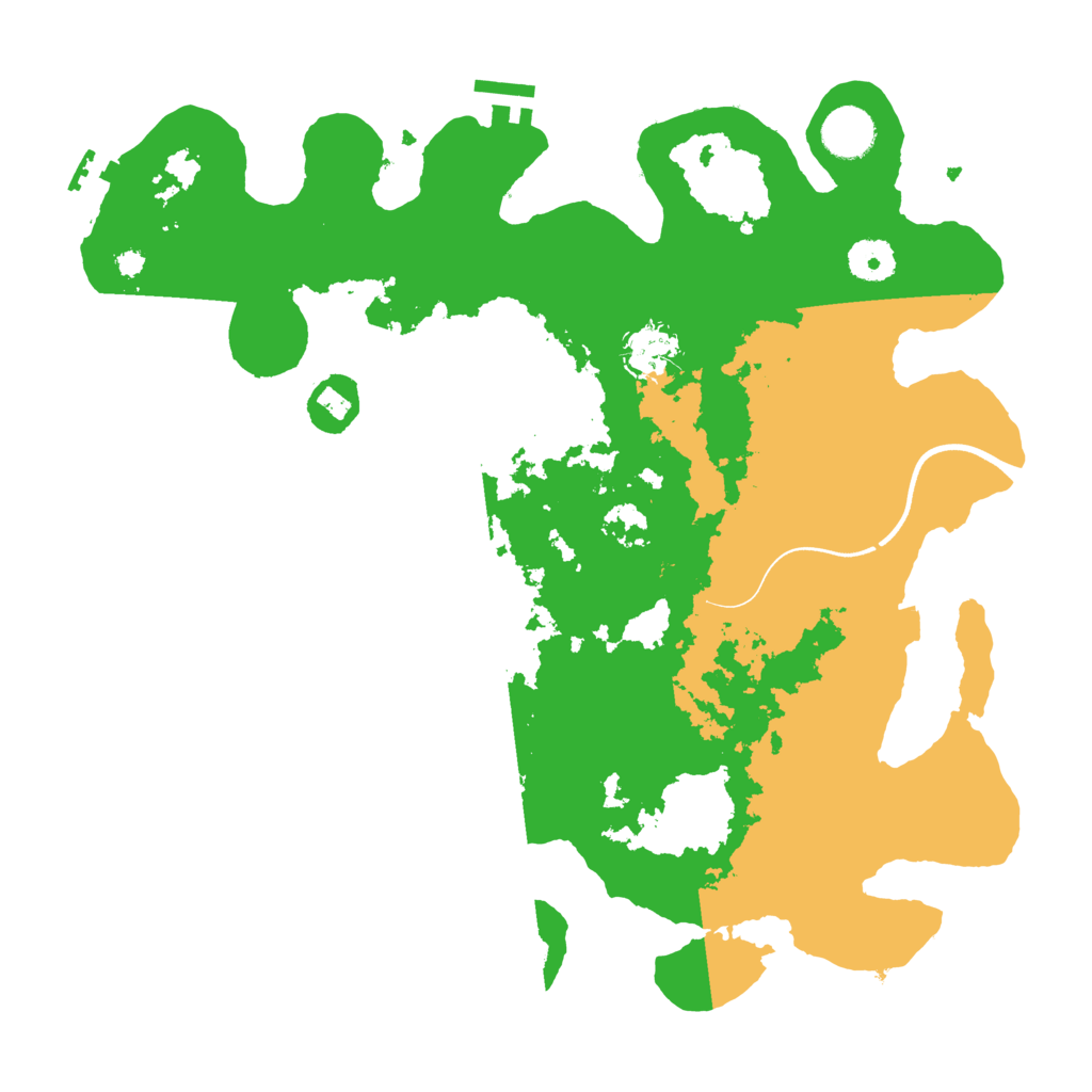 Biome Rust Map: Procedural Map, Size: 3650, Seed: 28545321