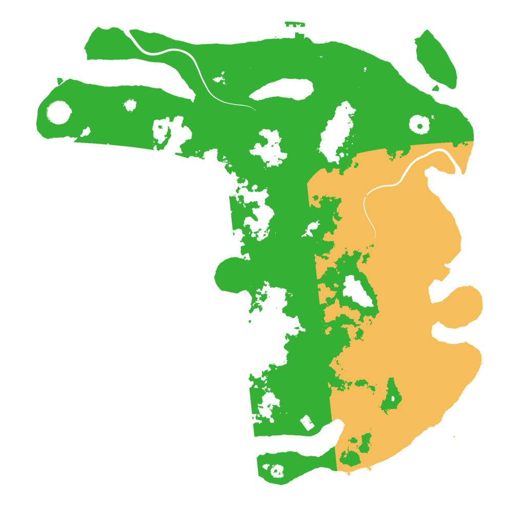 Biome Rust Map: Procedural Map, Size: 3950, Seed: 65634502
