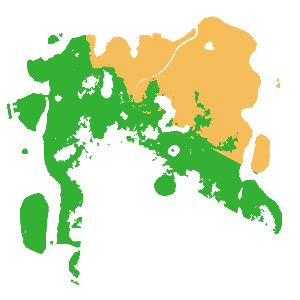 Biome Rust Map: Procedural Map, Size: 4000, Seed: 808849448