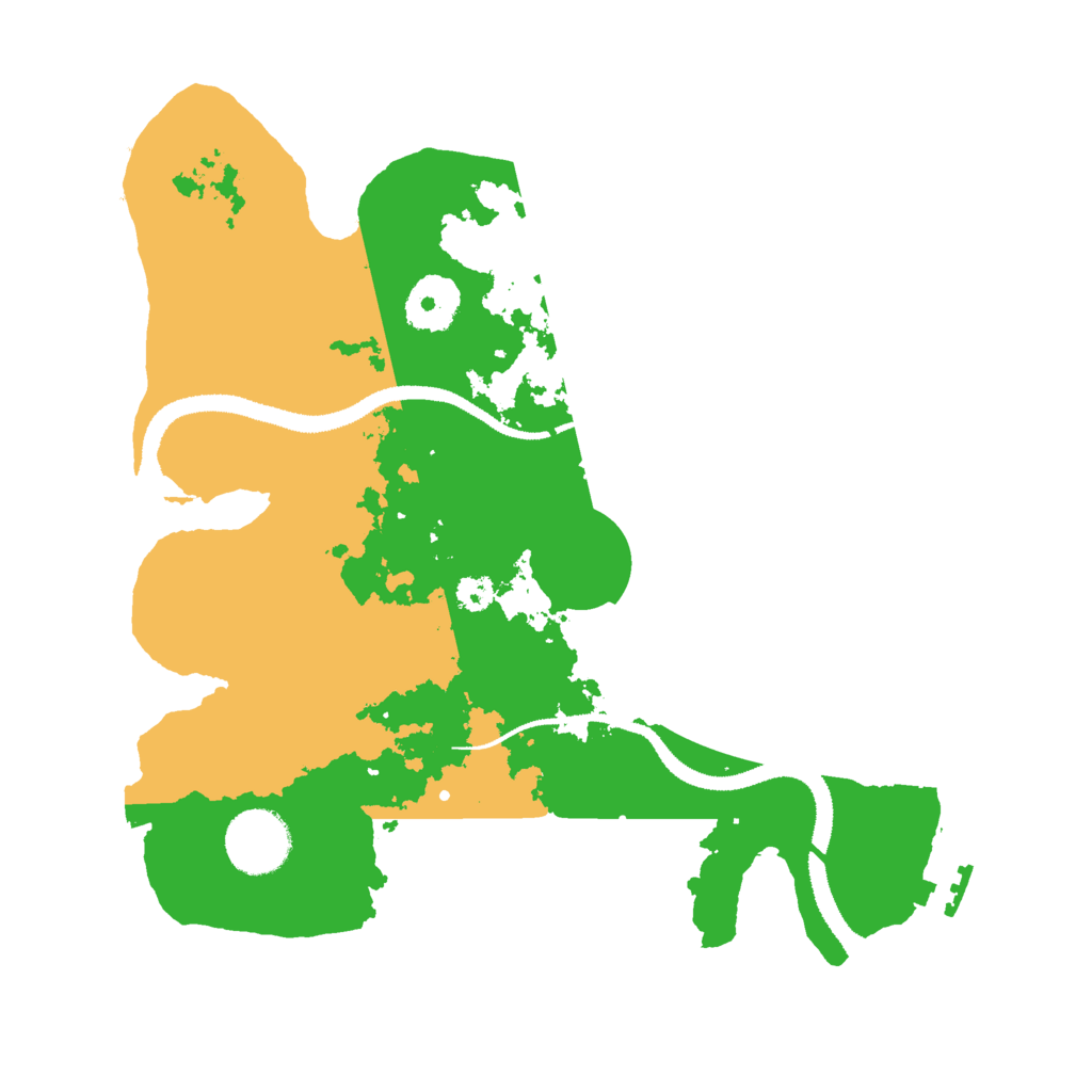 Biome Rust Map: Procedural Map, Size: 3000, Seed: 67100491