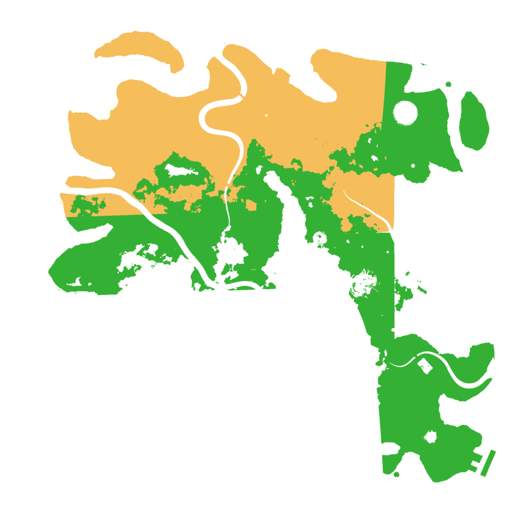 Biome Rust Map: Procedural Map, Size: 3850, Seed: 4474019