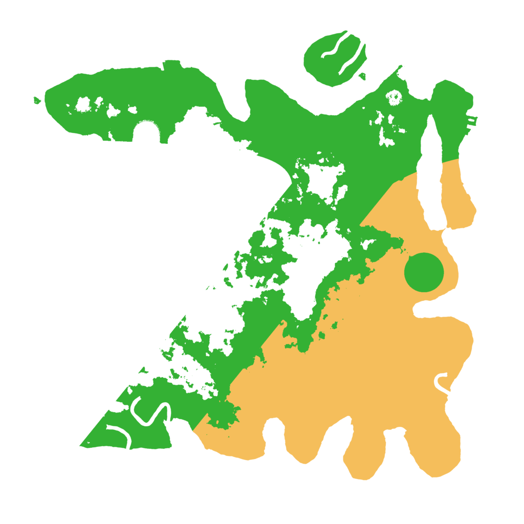 Biome Rust Map: Procedural Map, Size: 3500, Seed: 1247380110