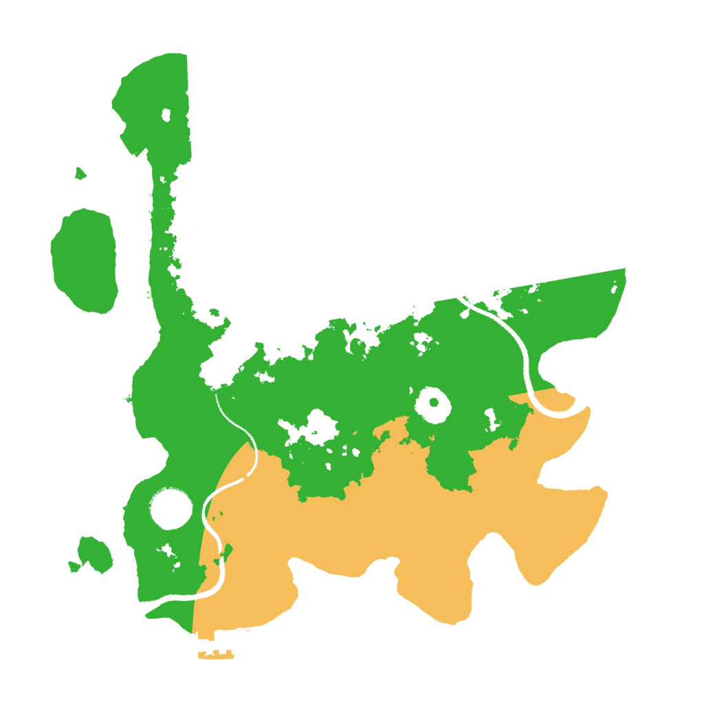 Biome Rust Map: Procedural Map, Size: 3000, Seed: 18644