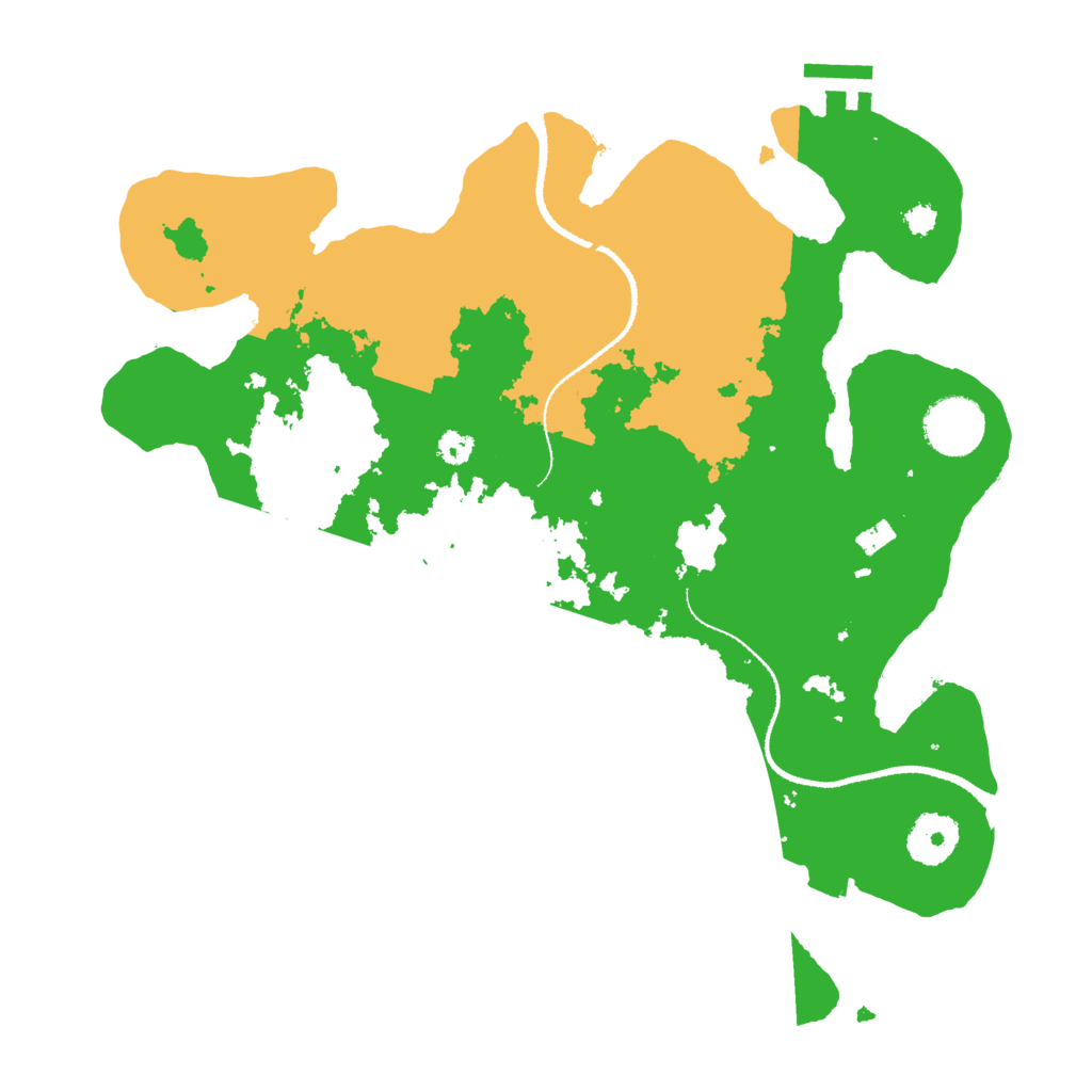 Biome Rust Map: Procedural Map, Size: 3210, Seed: 3000