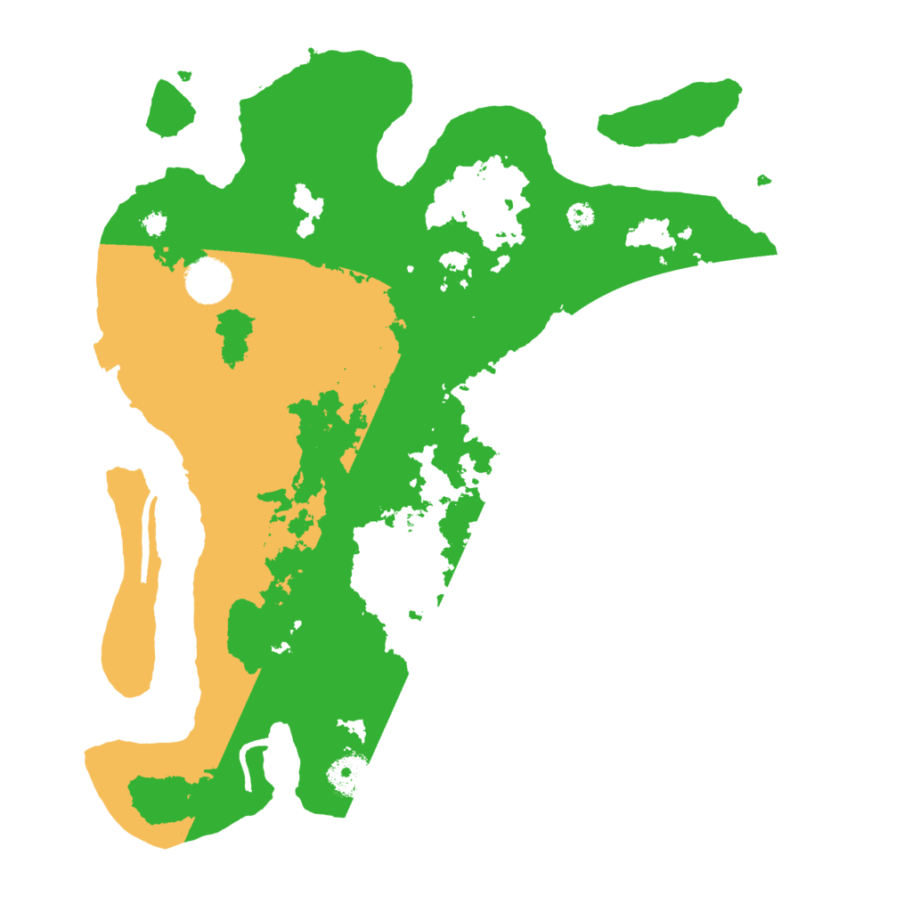 Biome Rust Map: Procedural Map, Size: 3500, Seed: 1609266352