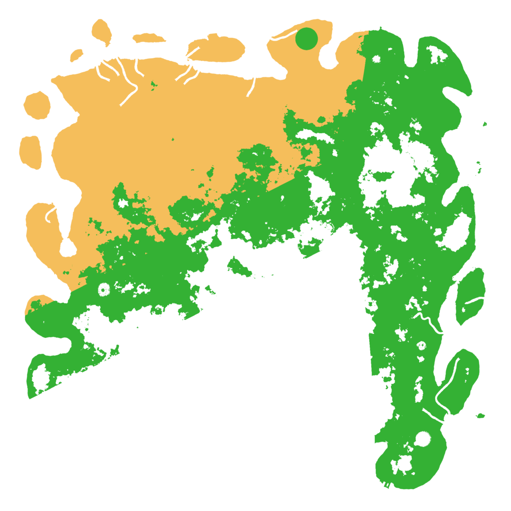 Biome Rust Map: Procedural Map, Size: 6000, Seed: 895241