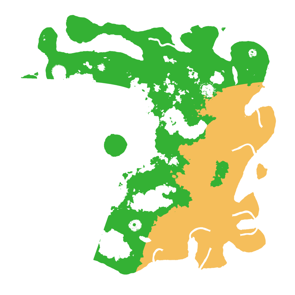 Biome Rust Map: Procedural Map, Size: 3700, Seed: 91475049