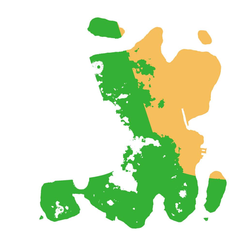 Biome Rust Map: Procedural Map, Size: 3000, Seed: 668883222