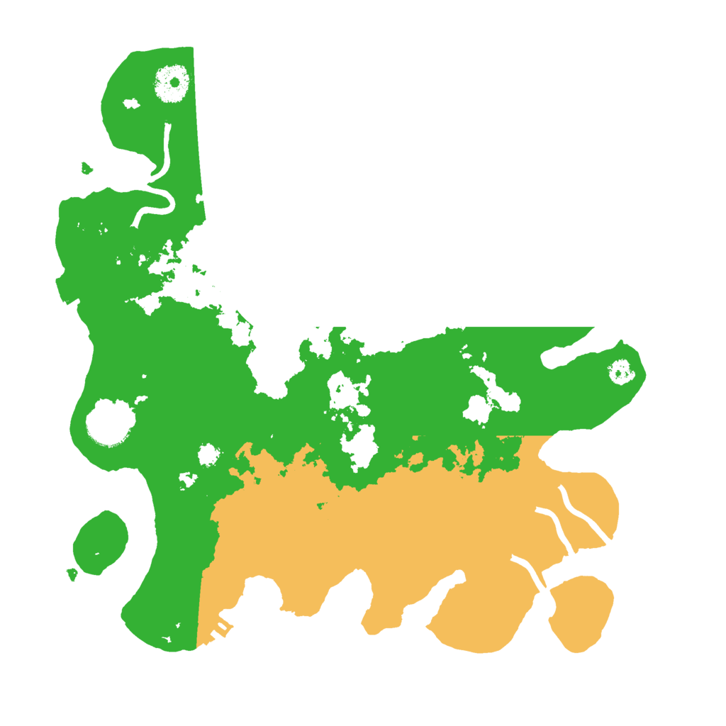 Biome Rust Map: Procedural Map, Size: 3000, Seed: 12888