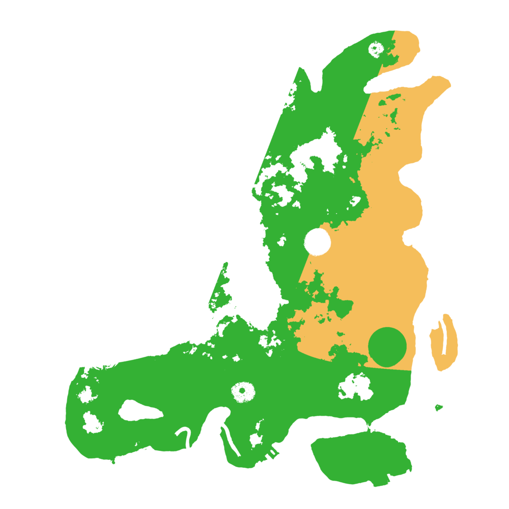 Biome Rust Map: Procedural Map, Size: 3500, Seed: 408063151