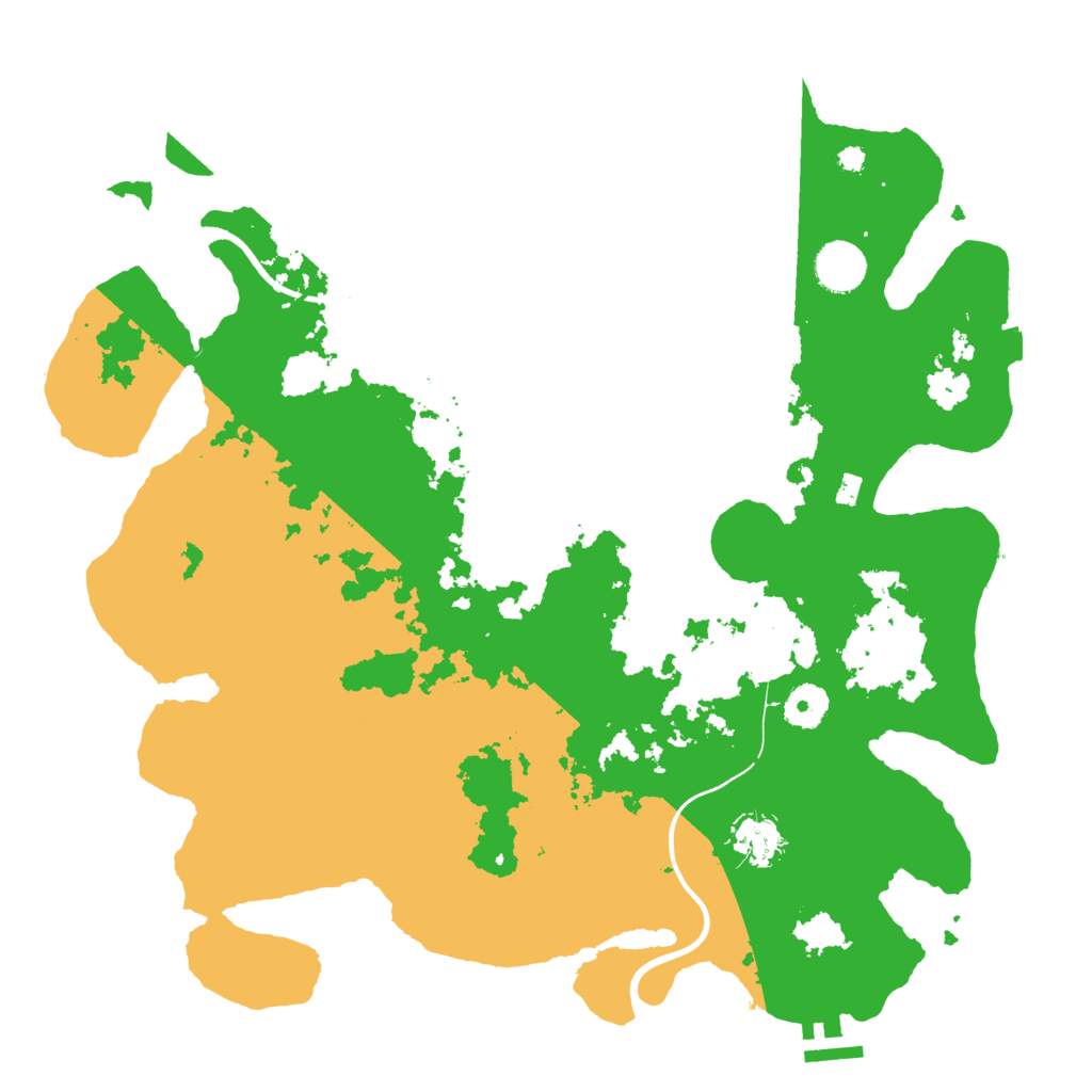 Biome Rust Map: Procedural Map, Size: 3750, Seed: 768764648