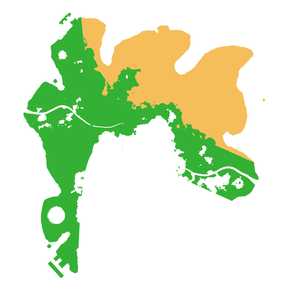 Biome Rust Map: Procedural Map, Size: 3000, Seed: 9487945