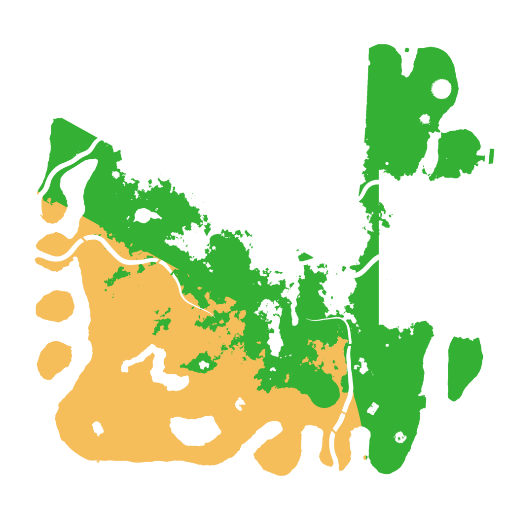 Biome Rust Map: Procedural Map, Size: 4500, Seed: 24865759