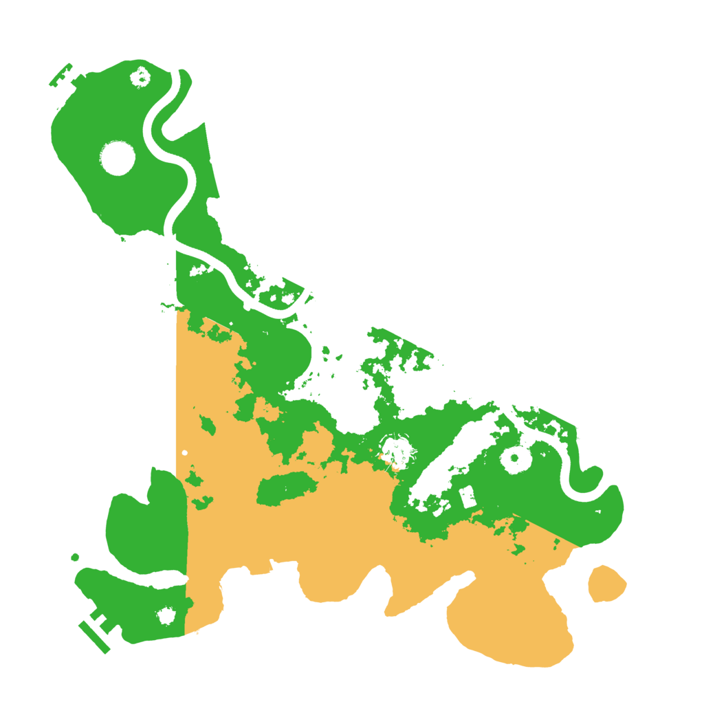 Biome Rust Map: Procedural Map, Size: 3600, Seed: 129113446