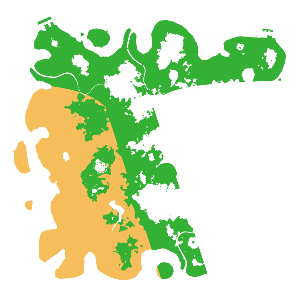 Biome Rust Map: Procedural Map, Size: 4250, Seed: 201095